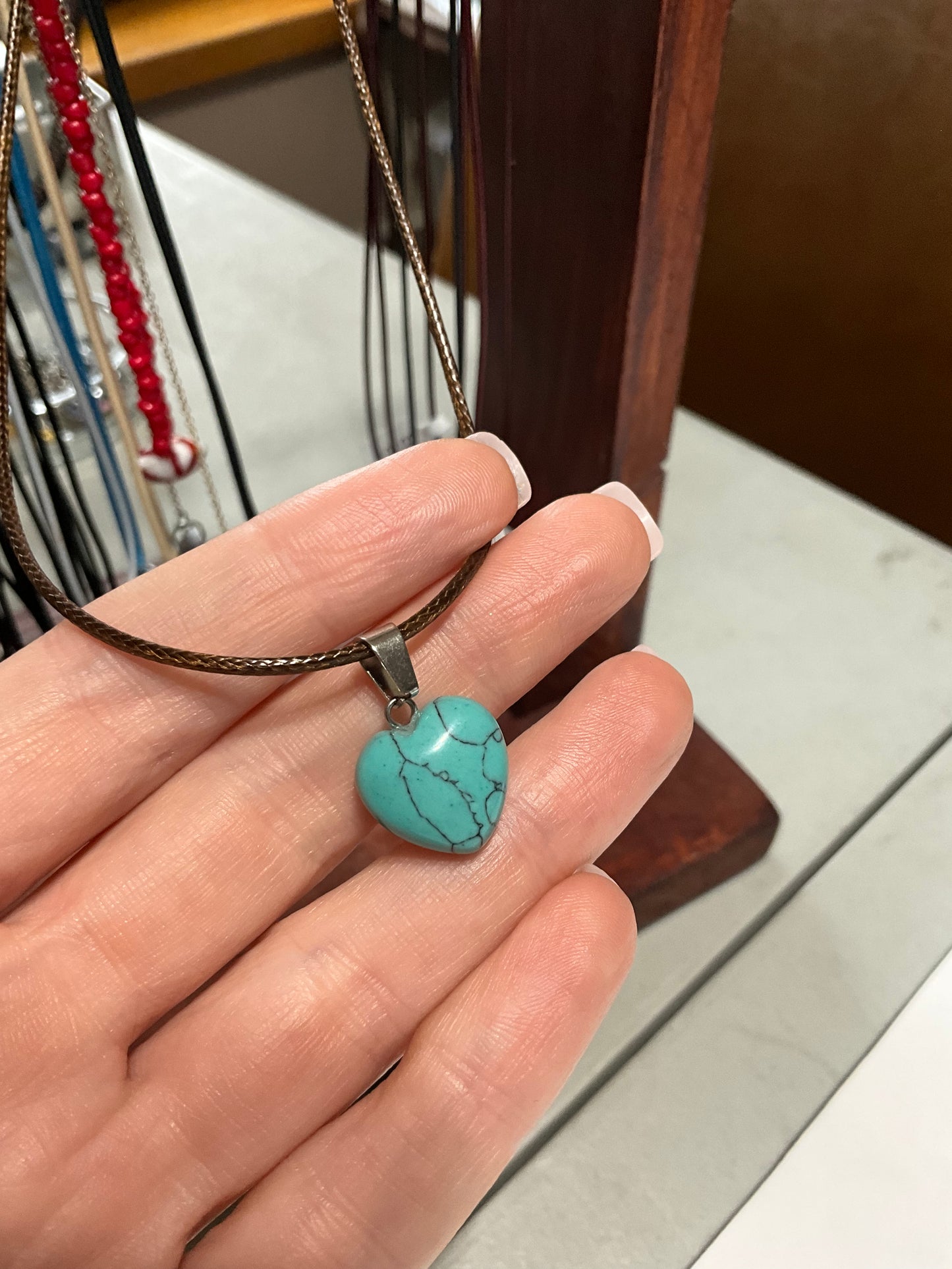 Stone Pendant Necklace